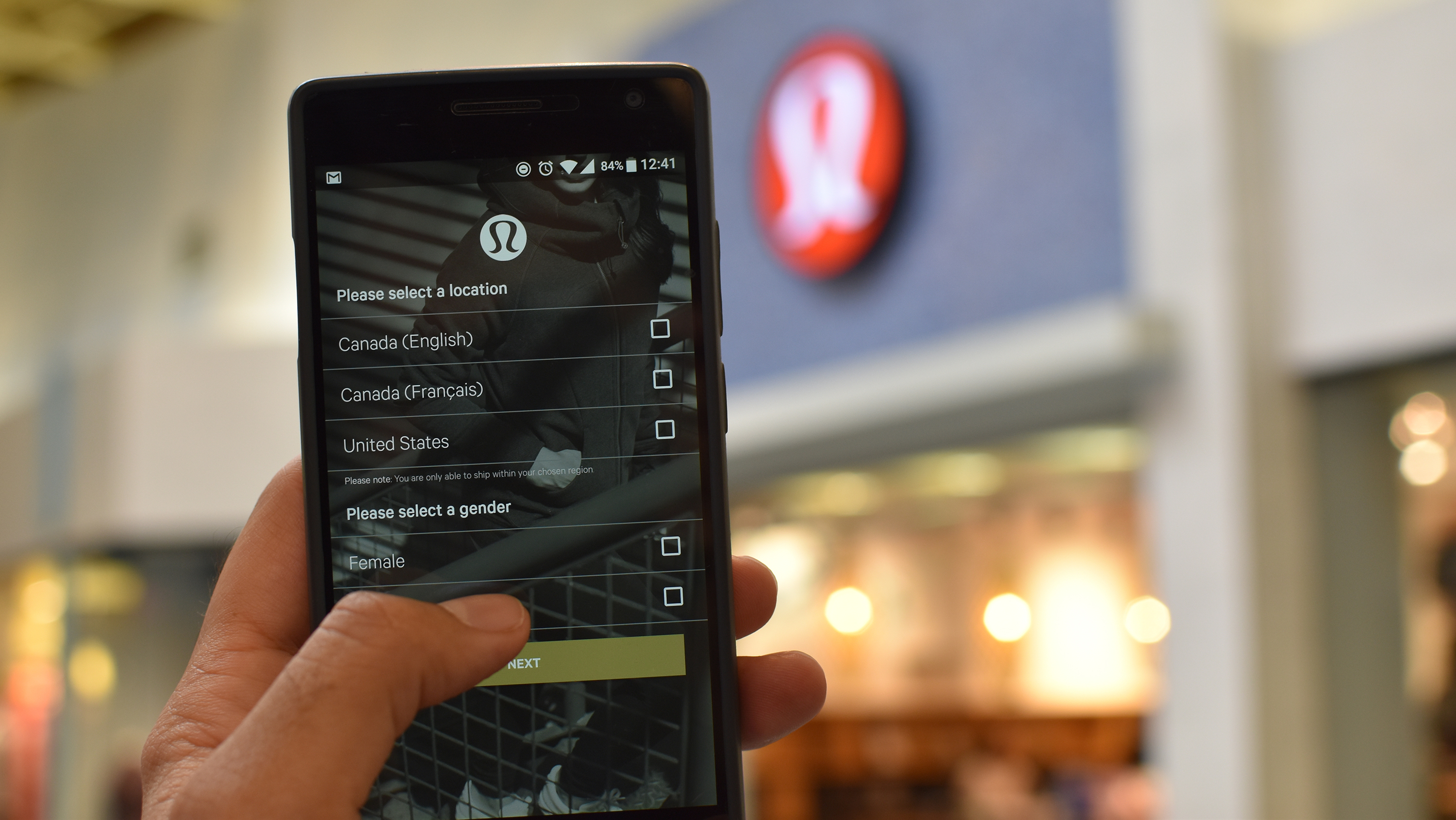 Lulu Lemon Mobile App and Storefront
